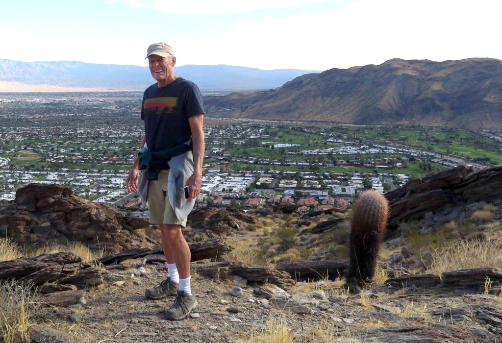 Dave Hiking the S. Lykken Trail through Oswit Canyon.