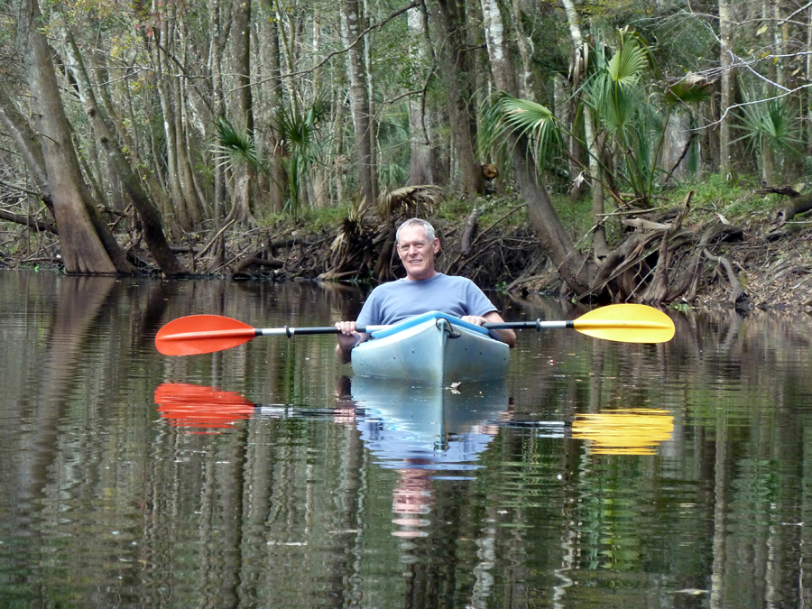 January 13, 2014 - Kayaking in a Florida river.