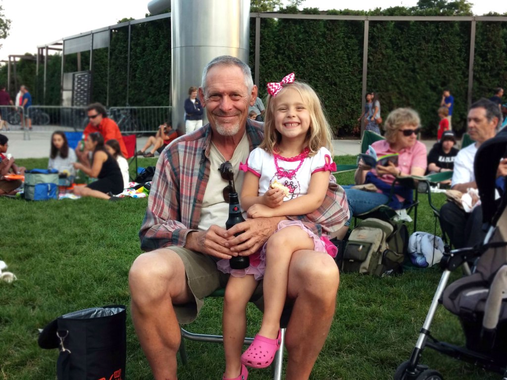 Dave and Avery at Millennium Park in Chicago
