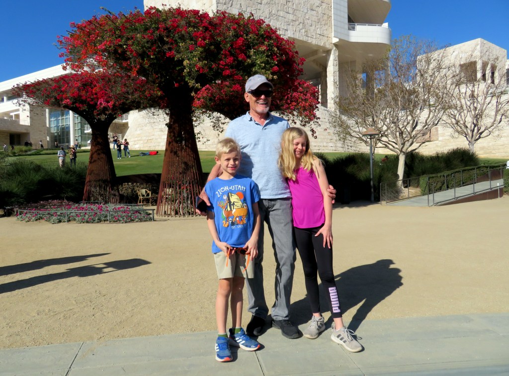 Dave, Ashley, & Adam at The Getty Center