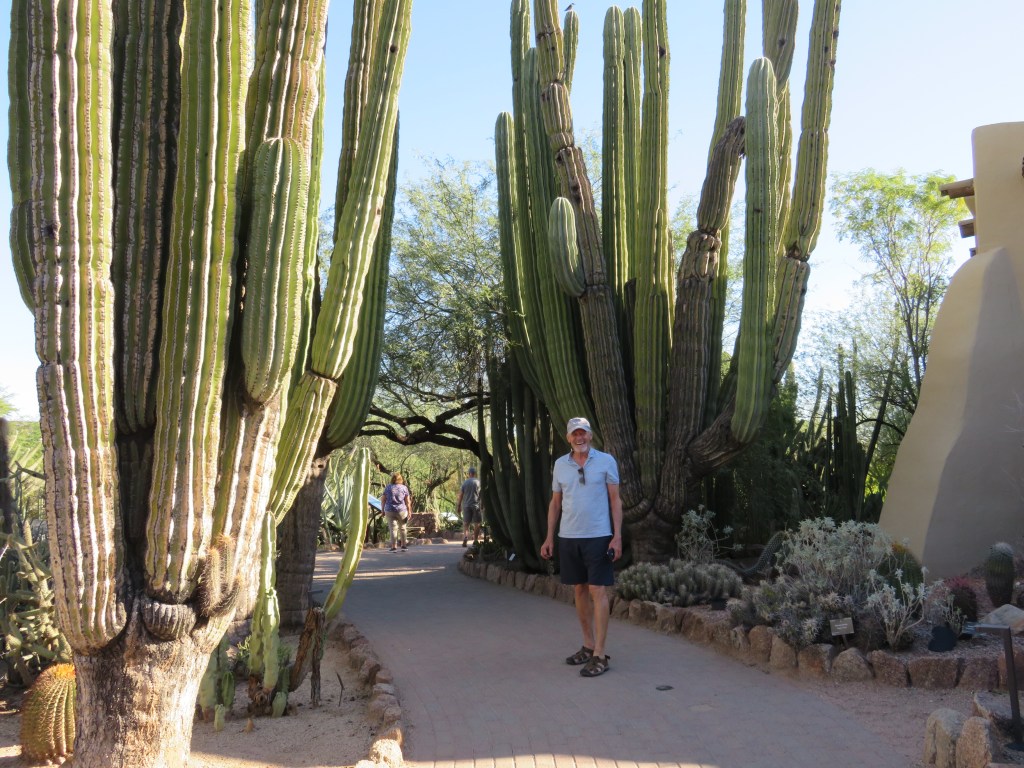 Oct. 5, 2022 - Dave at Desert Botanical Garden in Phoenix