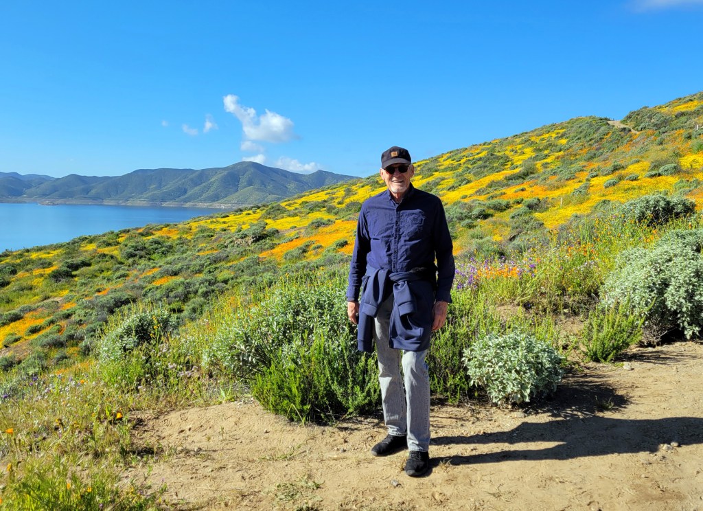 March 26, 2023 - At Diamond Valley Lake looking at wildflowers.