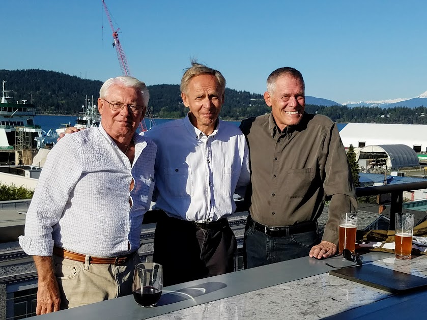 April 21, 2017 - Three brothers at Gabe's wedding in Anacortes, WA