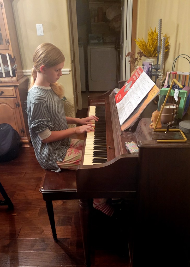 Nov. 3, 2024 - Ashley Playing the Piano