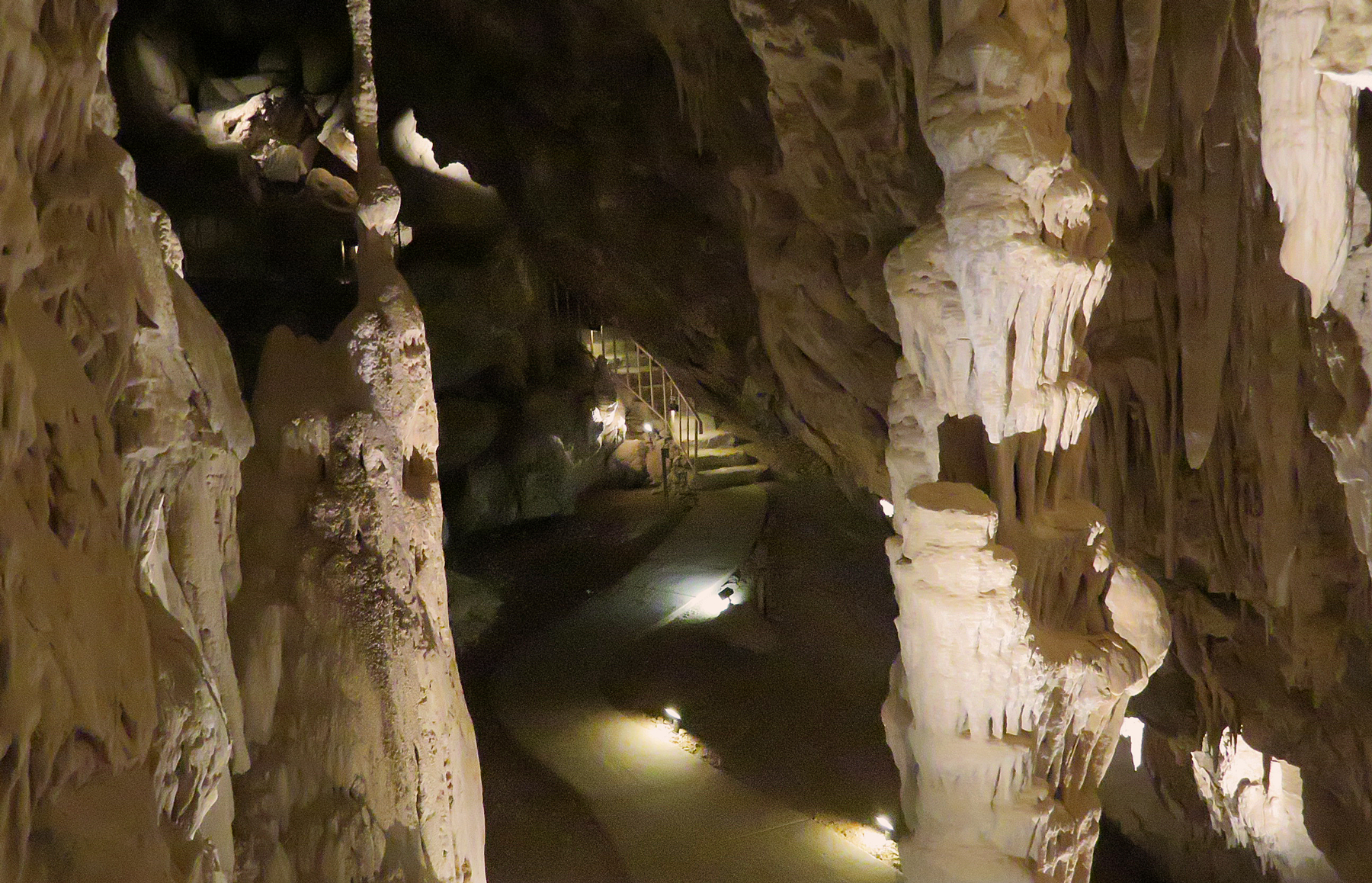 May 11, 2025 - Pathway through Mitchell Caverns.
