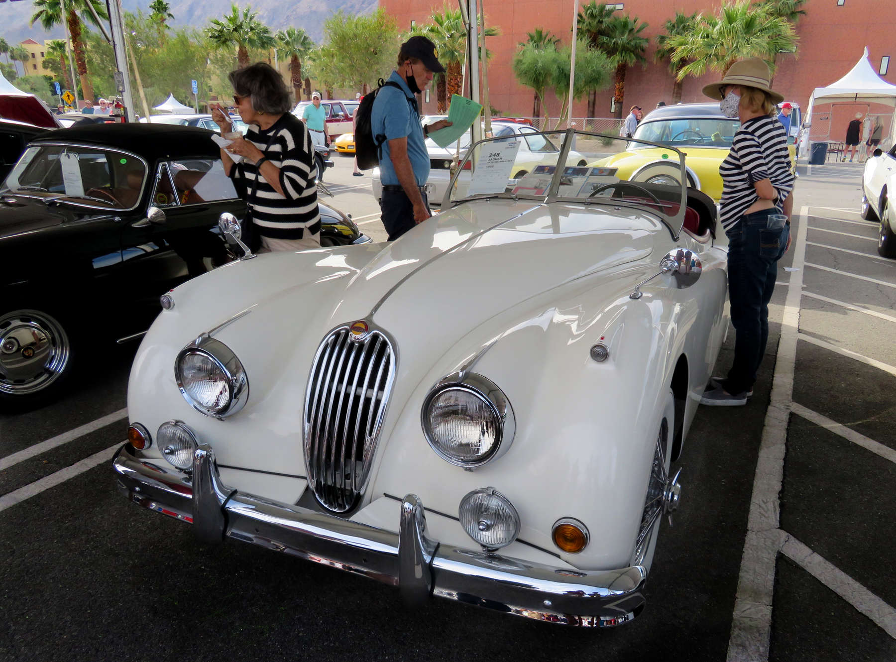 Nov. 19, 2021 - 1956 Jaguar XK 140 MC Roadster that once belonged to late "Jeopardy" host Alex Trebek.