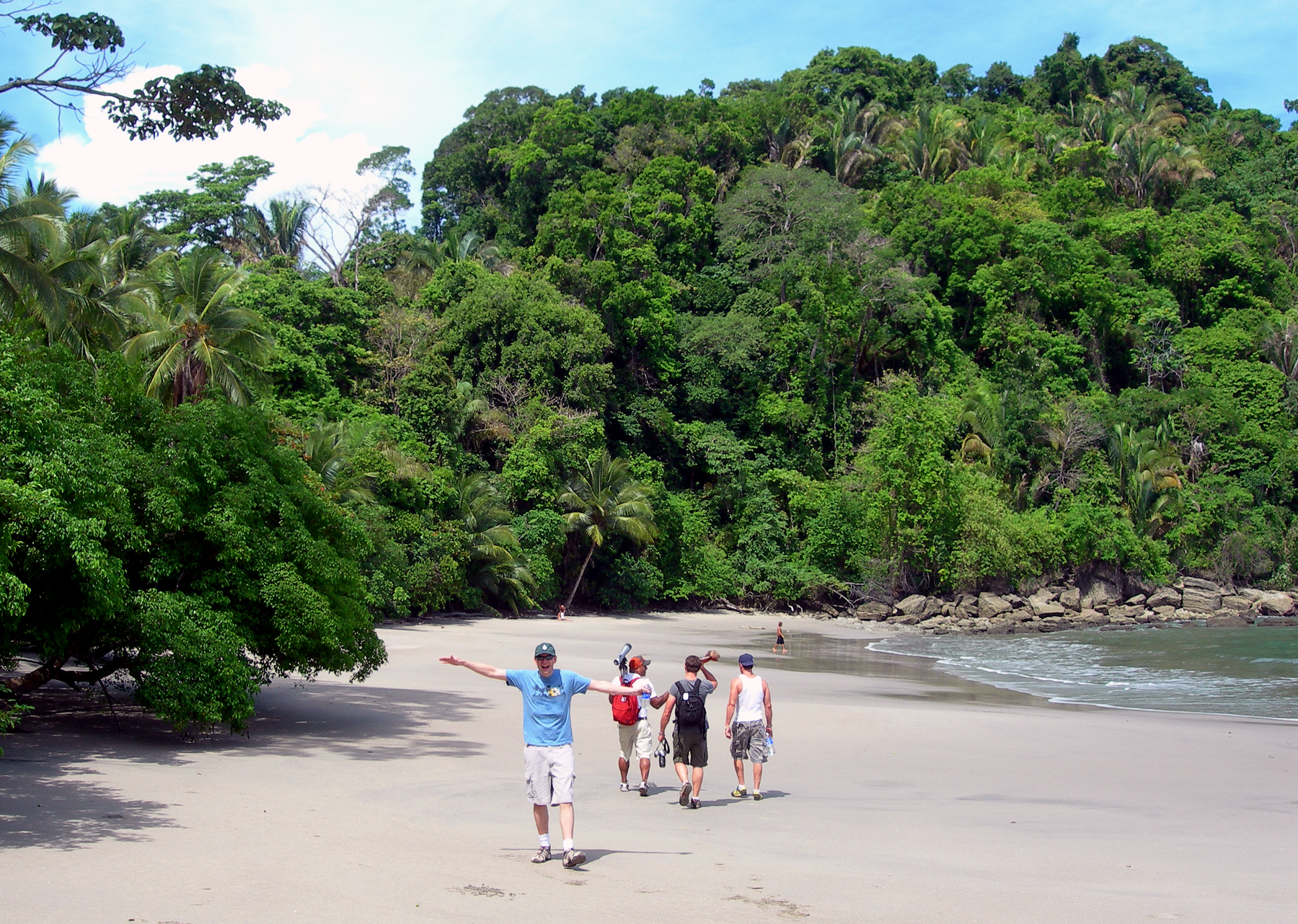 May 14, 2006 - Enjoying the beautiful beaches at Manual Antonio National Park.
