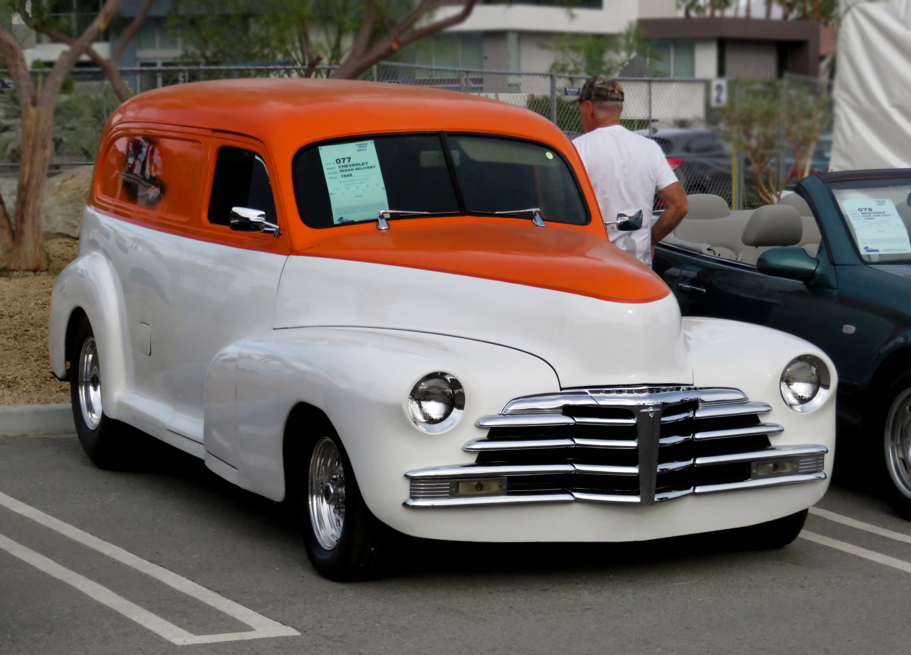Nov. 19, 2021 - 1948 customized Chevrolet Sedan Delivery.