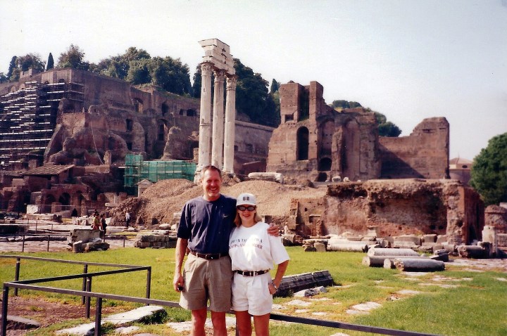 Dave and Dawn in Rome (date unknown)