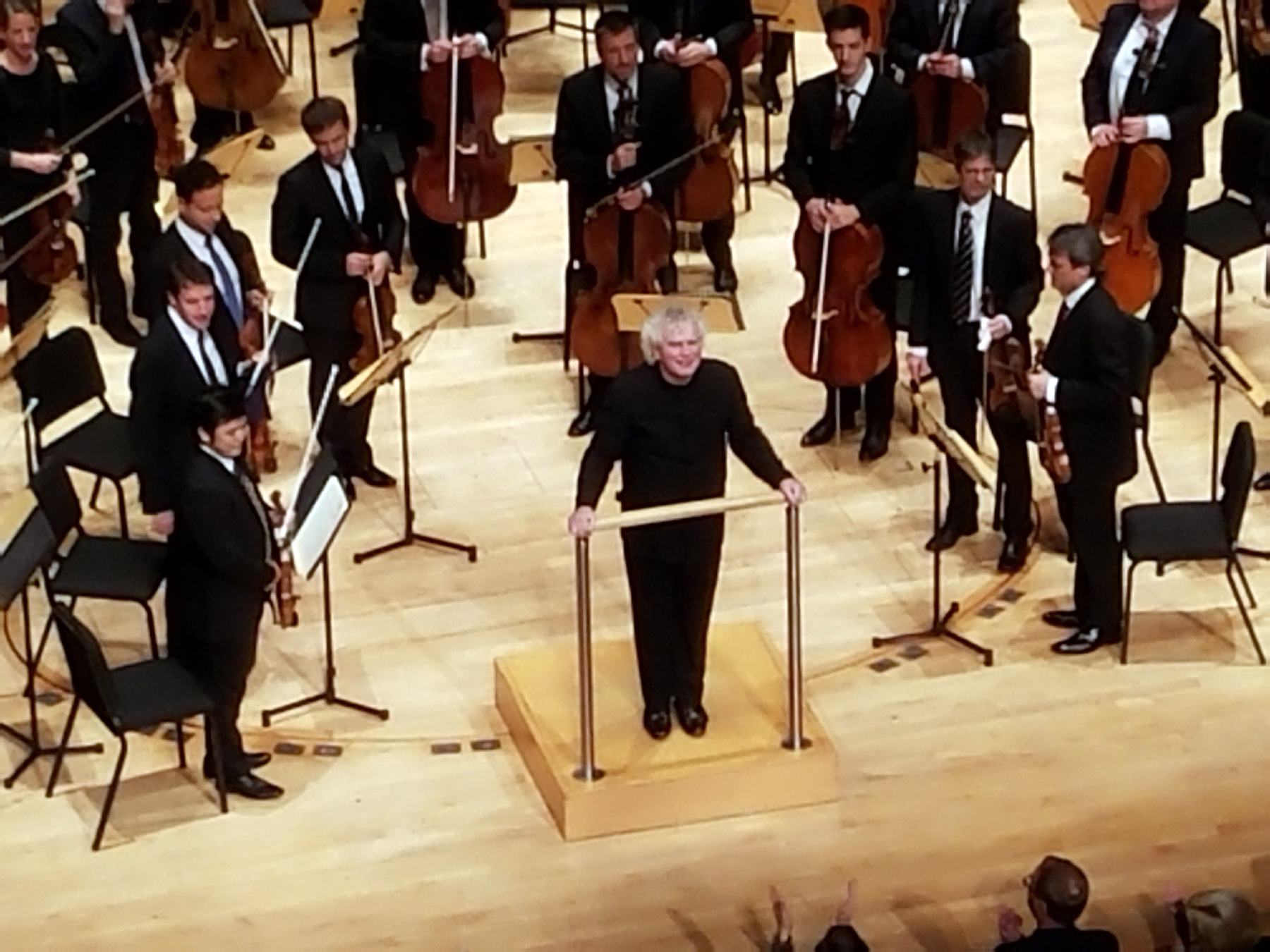 Nov. 20, 2016 - Maestro Simon Rattle takes a bow.