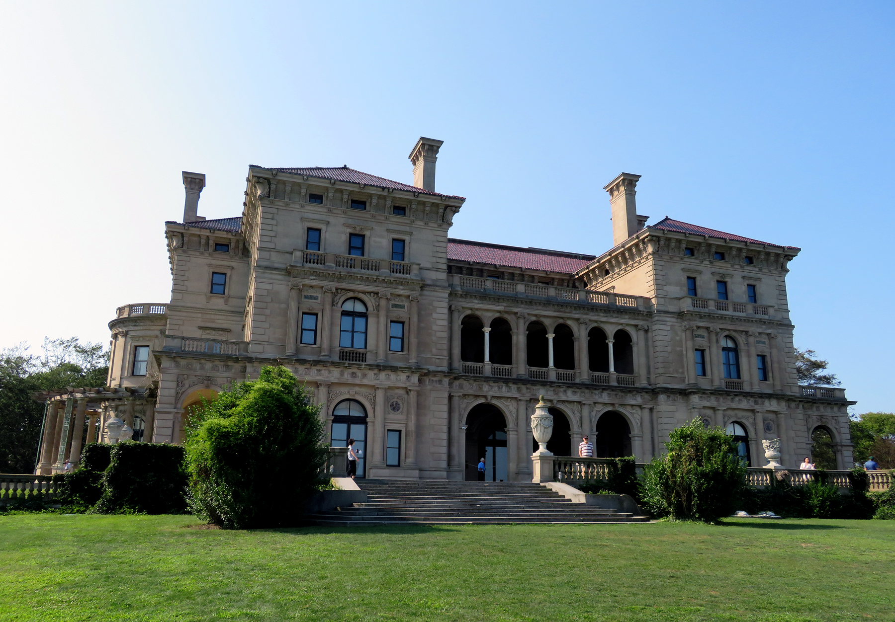 Aug. 20, 2023 - The ocean-facing facade of The Breakers.