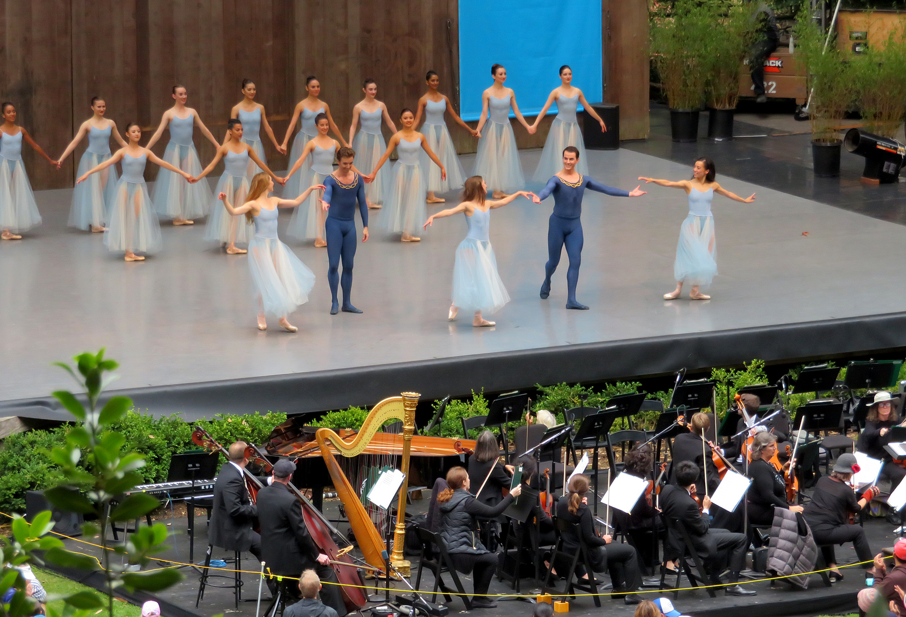 July 30, 2018 - San Francisco Ballet after Balanchine’s "Serenade."