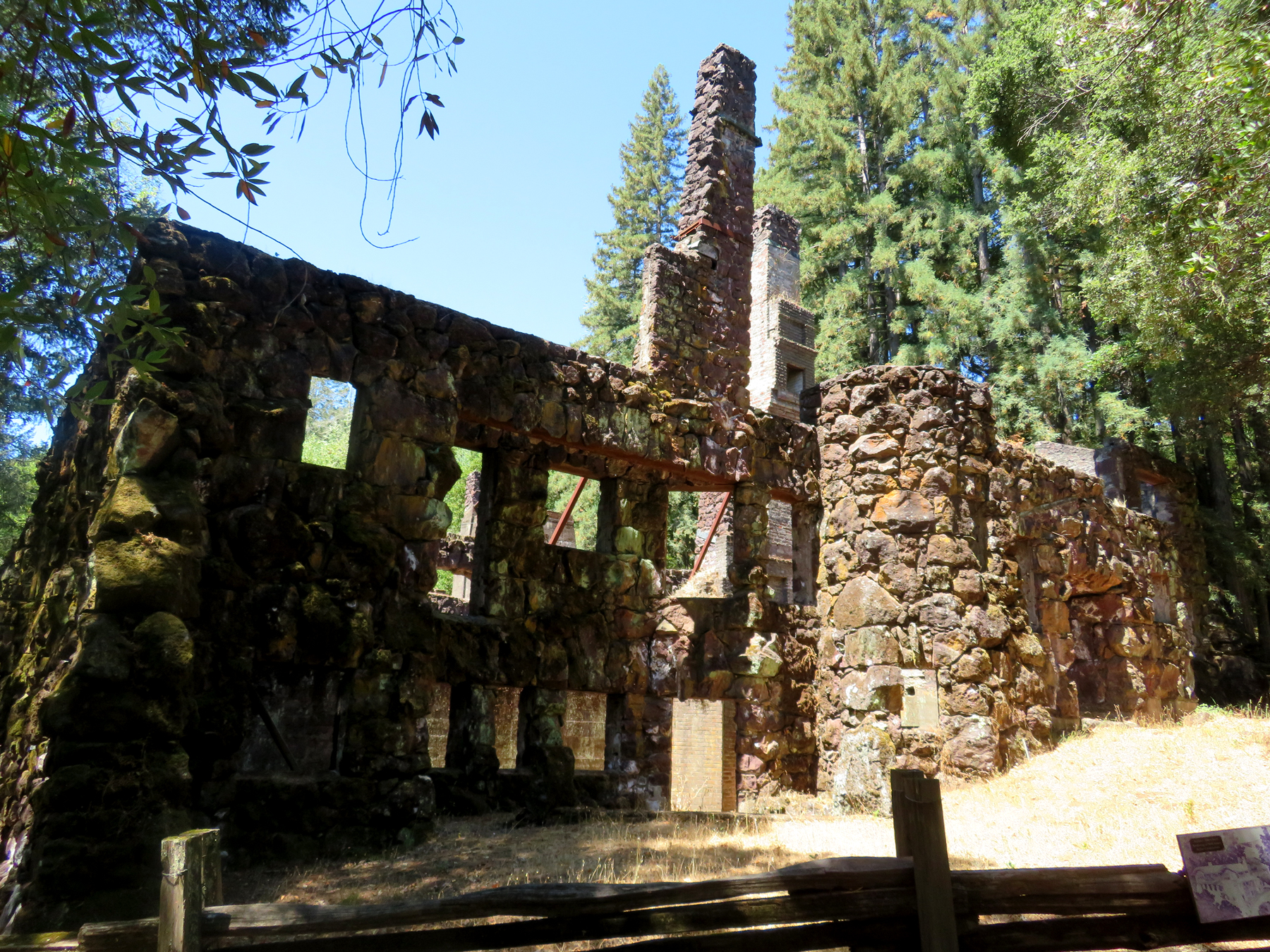 Wolf House Ruins at the Jack London State Historic Park